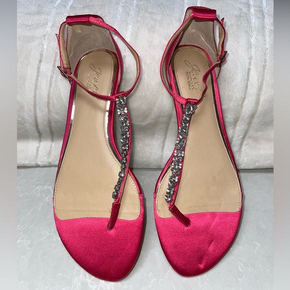 EUC Jewel Badgley Mischka Sandals - Picture 2 of 8